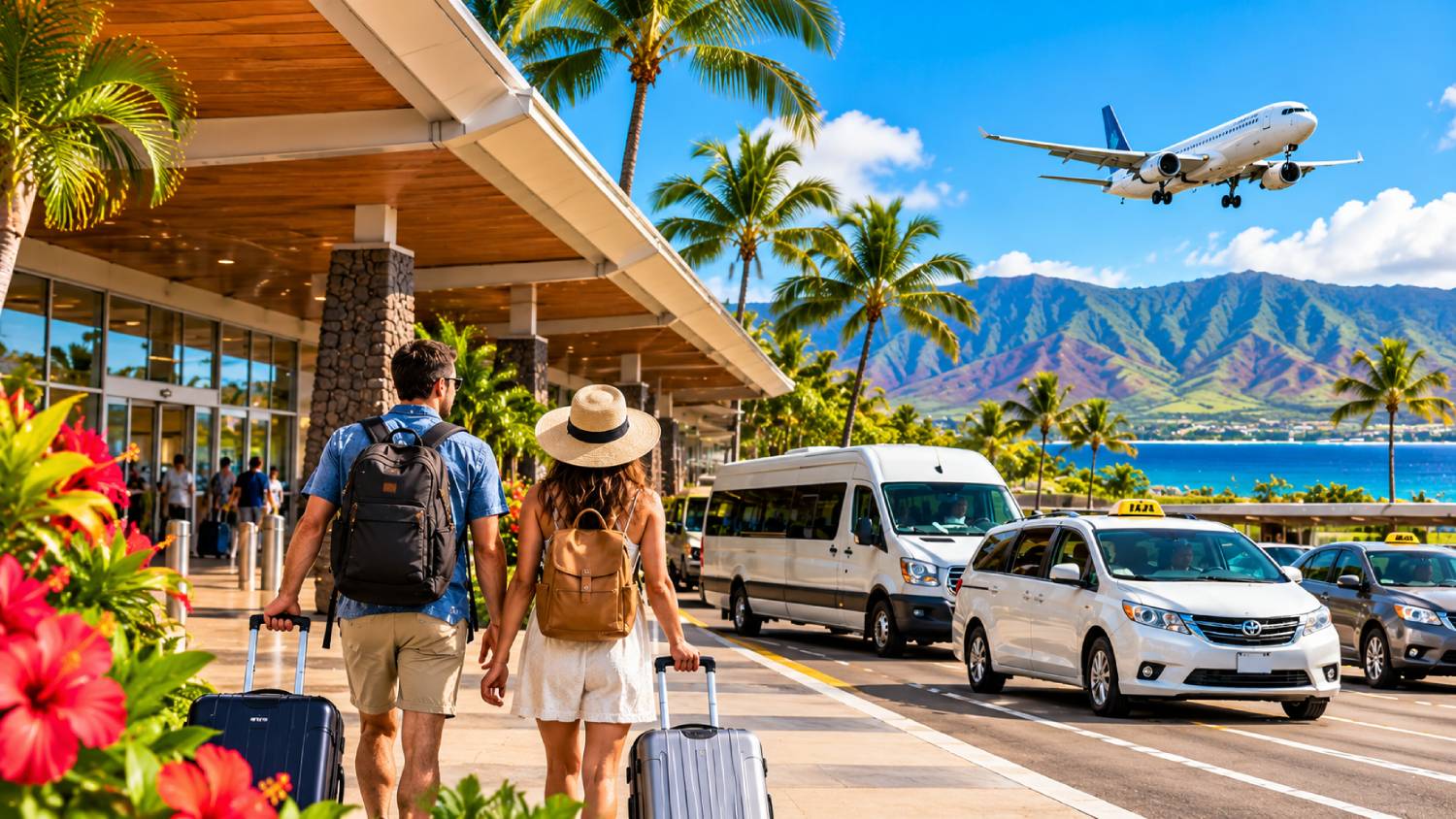 Maui airport to hotel transportation