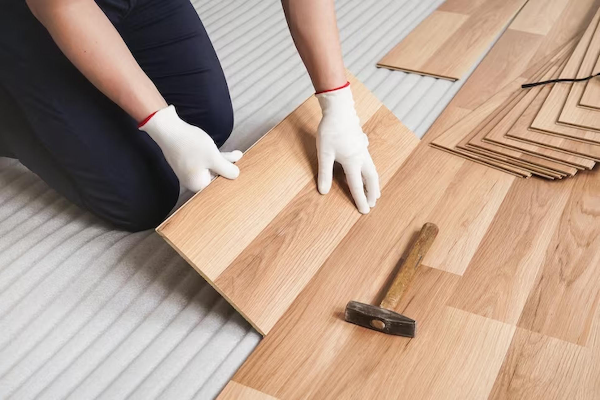 Discover elegant and durable flooring options offered by handyman services in Edmond, OK